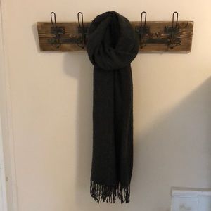 Dark gray scarf